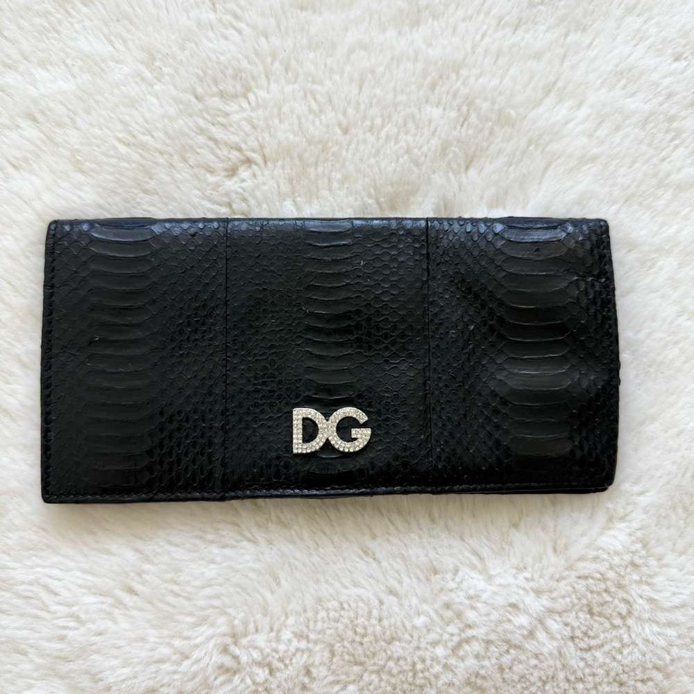 Vintage Dolce&Gabbana women long wallet Authentic